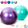 55 cm explosieproed Sports Yoga Ball met pomp Pilates Fitness Gym Balance stabiliteit Zwitserse oefenmassage 240410