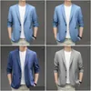 Mens Suits Blazers E1702-Mens Casual Summer Summer Terno de casaco solto Drop Datur Fornet Apparel Roupas Otirh