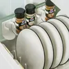 Krokar multifunktion toalett badrum lagring rack kosmetika kök kryddor flaskhyllor non stanshållare