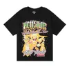 Nowy moda Hellstar Angel Angel Baby Printed Podwójna przędza Pure Cotton Casual Short Sleved T-shirt dla mężczyzn i kobiet