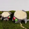 Figurines décoratives 1pc Simulation Champignon Stump en bois miniature figurine Diy Building Home Decoration Mini Craft Micro Landscaping