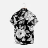 Men's Casual Shirts Digital Printing Stylish Loose Hawaii Lapel Short Sleeve Pocket Shirt Women Blouse Fashion Clothing