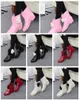 2022 Women Rain Boots galoshes south Korean style with flower bowknot antiskid low short Wellington water shoes rubber shoes add v8182143