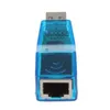 USB 2.0 till LAN RJ45 Ethernet 10/100Mbps nätverkskortadapter för Win8 PC USB C -anslutningar Converter Adapter USB Adapter