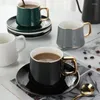 Cups Saucers Coffee Ceramics For Men And Women European Style Small Luxury Exquisite Afternoon Tea French Nordic Modern Luxury.