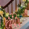 Dekorative Figuren Weihnachtsfesthölzer Dekore Dekore Hängende Ornamente Quasten Girlande Rattan Rustikal Acrylbaum Zuhause