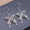 Dangle Earrings 1pair Butterfly Dancing Flying Earring Set Car Pendant Jewelry For Men Diy Hook Size 18x19mm