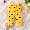 Vêtements ensembles de mode de mode pour la fille née 1 à 18 mois bébé moustique pantalon pantalon enfants enfants leggings