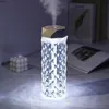Humidificateurs Lampes à parfum 1pcs 400/1000 ml Humidificateur en cristal USB coloré avec aromathérapie et purification de l'air pour la chambre et le bureau
