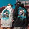 Sweatshirts herrjackor roliga semesterbjörn grafiska tryckta hoodies för män streetwear hip hop kläder fleece hooded tröjor y2k pullover hoody 240412