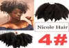 Nicole sintético de 8 polegadas afro excêntrico marly tranças de crochê extensões de cabelo 14 rootspc fibra de alta temperatura Marley Braid 9952178