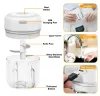 SHAVERS 300 ml d'ail électrique hachoir USB Chargement de la viande légumes Crusher à viande en acier inoxydable mini piment Masher Kasher Kitchen Gadgets