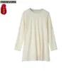 Kvinnors blusar l-5xl 2024 Spring Tunic White Lace Tops Women Basic Wear Office Lady Long Sleeve Retro Vintage French Design Shirts