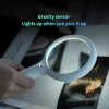 Stylus Youpin 3x Smart Gravity Sensor Handheld Magnifier Optical Glass Lens Loupe with 45 Led Lights Auto Adjust Brighess Night Light