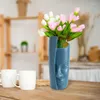 Vasos nórdicos vaso moderno organizador de flores portátil de plástico recipiente de panela reutilizável para decoração de mesa de sala de estar em casa