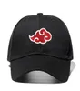 100% Cotton Japanese Logo Anime Dad Hat Uchiha Family Logo Embroidery Baseball Caps Blk Snapbk Hats9202382