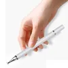 2 in 1 Stift für Smartphone -Tablet dicke Zeichnung Kapazitiver Bleistift Universal Android Mobile Screen Note Touch Pen