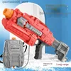 Sand Play Water Fun Dokitoys Nieuw Volledig automatisch elektrisch waterpistool Kinderspeelgoed kan worden opgeladen hogedruk waterskiën en zwemmen Nieuw 2023 Q240413