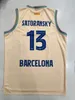 2022-23 Away uniform #13 SATORANSKY #10 KALINIC #20 LAPROVITTOLA basketball jersey customized with any name and number