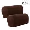Stuhlabdeckungen 2PCs wasserdichte Möbelschutzbeschaffung Einfach Accessoires Home Decor für Sofa Stretch Fabric Weichwaschbare Armlehnenabdeckung
