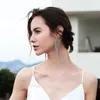 Party Decoration Bride Earring Silver Rhinestone Crystal Bridal Chandelier Long Tassels Dangle Earrings For Wedding Accessory Girl Woman