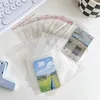 Storage Bags Frosted Self Sealing Bag Idol Card Transparent Gift Durable Protection Practical Plastic