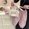 Summer Girls Clothing Sets Baby Fashion Letter Toddler Butt