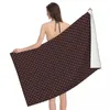 Towel Classic Pattern Loop Beach Towels Pool Large Sand Free Microfiber Quick Dry Lightweight Bath Swim