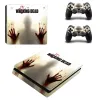 Наклейки The Walking Dead Ps4 Slim Sticker Satch Station 4 Наклейка на кожу для PlayStation 4 PS4 Slim Console и Controller Skin Vinyl Vinyl