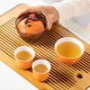 Teaware Sets Handmade Ceramic Tea Set One Pot Three Cup Glass Teapot Travel Portable Storage Bag Teacup Exquisite Accessories