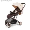 Wskaźniki# Baby Hello Y8 Baby Stroller z dwukierunkowym pchnięciem i wysokim krajobrazem może usiąść położony w kolorze 0-3-letni lekki pojazd Q240413