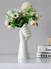 Vases Handd Handd Modern Simple Nordic Ceramic Home Decor Decor Room Ins Wedding Soft tenue