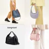 Songmont tas emmer luna tassen ontwerper onderarm hobo schouder luxe grote bakken halve maan leer portemonnee mini -koppelingswinkelsmand Crossbody song handtas 56778