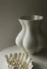 Vases Stuffed Scallions Look Great Kiki. Matte Ceramic Vase With Waistline And Buttocks