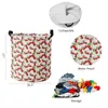 Sac à linge Fruit Cherry Dirk panier pliable Round Imperpose Organisateur Organisateur Organisateur Enfants Rangement de jouets