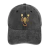 BERETS PREMIUM GOLD SCORPION 3D COWBOY HAT MAN LUXURY BIG SIZE TRUCKER TRUCKER MENS TENNIS WOMENS'S