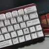 Akcesoria 131 klawisze w stylu programistów profilu wiśniowe klawisze Minimalistyczne białe pbt klawisze dla przełącznika MX Mechaniczna klawiatura DIY niestandardowe GK61