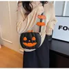 Storage Bags Easter Pumpkin Women's Bag Fashion Contrast Color Creative Trendy Chain Cartoon Single-Shoulder Halloween