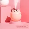 Nawilżacze Lucky Cat Himidifier Mini małe USB Home Office samochód w ciąży Kobiety młode dziecko Hydration Silent Big Spray