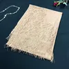 Écharpes Central Chic ennelle en dentelle de châchage de mariage enveloppe douce enveloppe de la soirée pashmina couverture ups écharpe