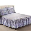 Bedding Sets Juego De 3 Piezas Sbanas Ropa Cama Extragrande Funda Colchn Colcha Contiene 1 Falda 2 Almohada