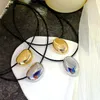 Подвесные ожерелья моды нерегулярное геометрическое ожерелье личность блеск для женской девочки подарок хип -хоп крутой дизайнерские украшения