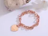 10A + Bracelets Infinity est livré avec une boîte d'emballage Peach Heart Love Sterling Silver Bracelet New York 750 FGRG542