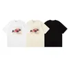 T-shirt designer 24SS MENS RHUDE Maglietta di lusso di lusso estate Pure Cotton Rhude Maglietta Coppia Stampata Stampato T-Shirt Tenda T-shirt: S-XL 828