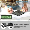Calculators Scientific Calculators 10Digit LCD Display Desk Calculator with Writing Tablet Solar for High School College Office Finance