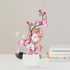 Fiori decorativi Floro in vaso artificiale Falum Falum Blossom Bonsai Falso finto desktop simulato realistico