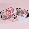 Cases Hot Spring Duck Case Compatible with Nintendo Switch OLED Console and JoyCon Controller AntiScratch Hard PC Cover for Oled