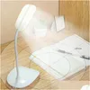 Tischlampen LED wiederaufladbare Schreibtischlampe USB-Ladung Lesen Leuchte 3-Level-Dimmbare Augenschutz Schüler Studien Nachtlichter Drop del Dhmro