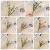 Decorative Flowers Artificial 37cm Sun Flower Colorful Small Daisy Silk Home Garden Decoration Chrysanthemum Wedding DIY Party Craft