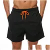 Heren zwemkleding escattech man zwem shorts stammen strand bord zwembroek zwembroek zwempakken heren hardlopen sporten surffing 220419 drop levering dh8lp